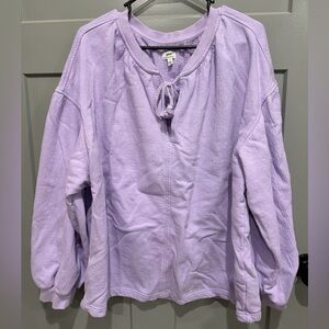 Aerie Lavender Sweatshirt for Women
